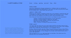 Desktop Screenshot of ladysaria.com
